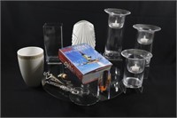 Floating Glass Candle Holders, Vases, Wine Book