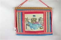 Artisian Hand Crafted & Painted Wall Hanging