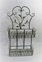 Metal Wire Wrought Iron Wall Stand