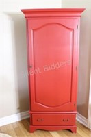 6 FT Mini Armoire with Pull Out Shelves