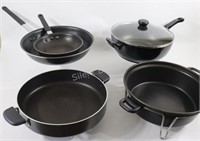 Teflon Deep Dish & Frying Pans- Various Sizes
