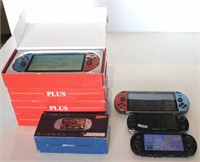 Lot of 8 Handheld Gaming Consoles