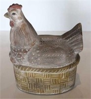 Ceramic? Hen Figure