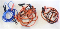 Lot of 3 Pairs of Booster Cables