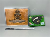 2 pcs military collectible items