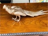 19" painted metal bird