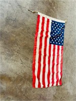 Old American flag - 53" x 25"