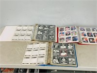 3- binders assorted baseball cards