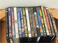 flat- DVD's, vhs, movies/ music