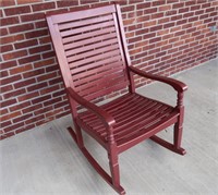 Outdoor Painted Wood Rocker made in Indonesia