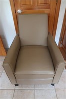 Leather Recliner Chair-27x33x36"