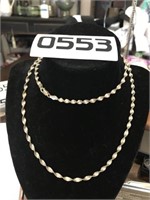 24" BEAUTIFUL STERLING NECKLACE