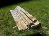 (14) 4” x 6” x 8ft Long. Treated lumber.