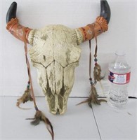 13" Bull Head Decor Ceramic