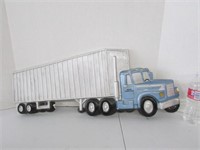 27" Chalk Semi Truck Decor Couple Chips