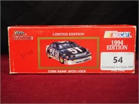 Stock Car Coin Bank with Lock 1994 #51