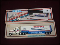 ERTL Racing Transporter Truck Past and Present