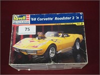 Revell '68 Corvette Roadster 2 'n 1 1/25th Scale K