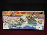 Revell USS Defiance 15" Plastic Model Boat Kit