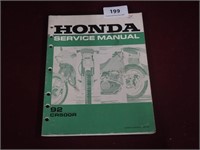 Honda Service Manual 92 CR500R