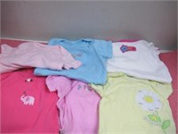 Mos  to Baby girl Oneies 3 to 6 mos