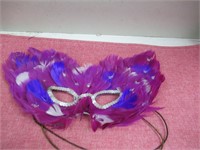 Feather Mask -Purple