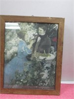 Older Picture In wooden Frame