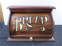 *Vintage Wood Country Style Bread Box / Cabinet