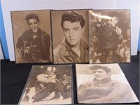 5 DIfferent Elvis Presley Approximately 14" x