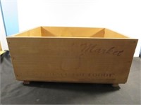 *The Fresh Market Wood Fruit Crate 18" x 13-1/4"