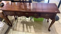 3 drawer console sofa table by Pennsylvania