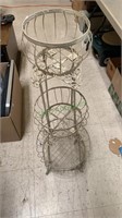 3 level wire basket stand - can be use for plants
