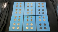 Coins - presidential golden dollar set, 40 coins,