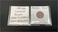 Coin - 1909VDB Lincoln penny  almost
