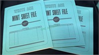 Large collection of US mint stamp sheets - 48