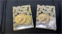 2-6 volume sets - coin folders for presidential
