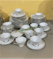 51 pieces of Nikko China - serving platter,