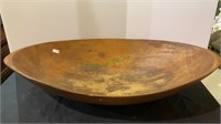 Large size antique dough bowl - does have small