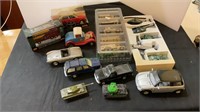 Lot of 19 die cast models -airplanes, helicopters,