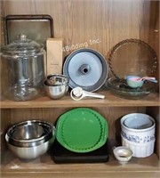 Bowls, Bundt pan, souffle dishes & more -C