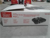 Project Source Wet Tile Saw