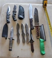 Lot of 10 Various Knives
