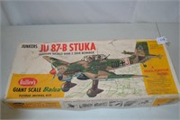 Vintage Guillow's JU87-B Stuka 1/16 Scale Model