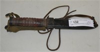 WWII Vintage Bayonet Knife in Scabbard