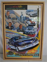 1993 Camaro Official Pace Car Indy 500 Print Framd