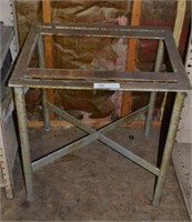 Solid Steel Metal Shop Table Stand