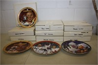 Hockey Collector Plates Including Terry Sawchuk