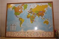 Large World Map 51.5 x 39