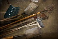 Assortments of Garden Tools & Snow Shovel