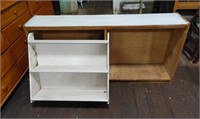 2 Painted Wooden Shelves